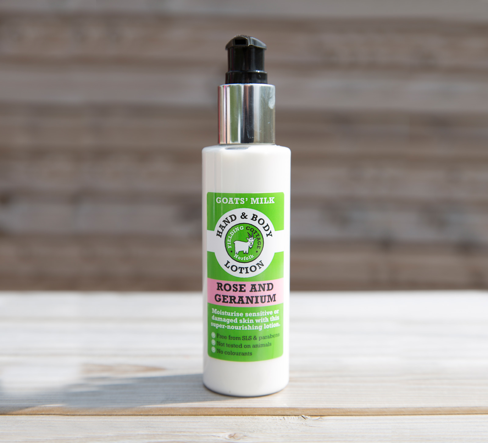 Rose and Geranium Goats Milk Hand and Body Lotion (150ml)
